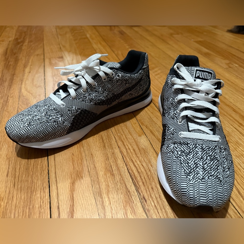 NEW! PUMA Men's Monochrome Patterned Sneakers